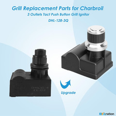 Grill Igniter for Charbroil Gas2Coal 3 Burner 463370519 463370516 463340516 4663