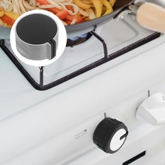 4Pcs Black Plastic Grill Knobs Replacement for Gas Bbq Stove Burner