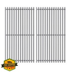 Htanch Grill Grates 15″ Stainless Steel for Weber Genesis Spirit