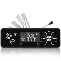 Replacement Control Board for Pellet Grill, AC03P9 Thermostat, LCD Display, Fits