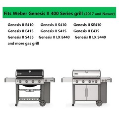 Stainless Steel Flavorizer Bars for Genesis II 400 Series Gas Grills, 7-Pack, 17