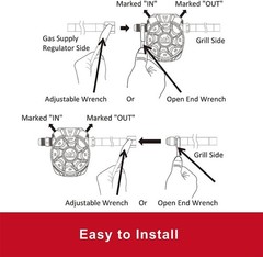 Safety Auto Shut-Off Gas Timer for Propane & Natural Gas | Outdoor Grill, Fir…