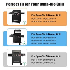 4 Pack Heat Plates Grill Parts Dyna Glo DGH450CRP DGH451CRP Shield Tent