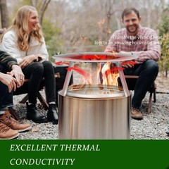 Heat Deflector for Solo Stove Bonfire 19.5″, Heat Deflector for Solo Stove Bo…