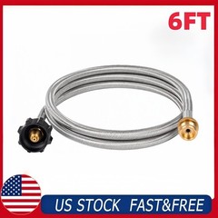 SHINESTAR 6FT Propane Hose Adapter 1lb to 20lb for Heaters & Grills US