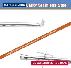 13001 Stainless Steel Vermont Castings Grill Burner, Pipe Burner Tube Replacemen