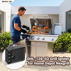 5-Outlet Grill Igniter Replacement Parts for Home Depot Nexgrill 720-0830 720-08
