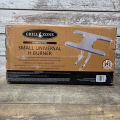 GRILL ZONE Small Universal “H” Gas Grill Burner Stainless Steel Universal Fit