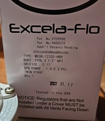 MEC MEGR-1232E-HBH Twin Stage Propane Regulator, FPOL X 1/2″ NPT