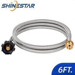 6FT Propane Hose Adapter Converts 1 – 20lb for Buddy Heater Blackstone Weber Q