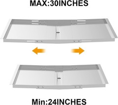 SafBbcue DGH474CRP Cooking Grates and Heat Plate for Dyna Glo Grill 5 Burner