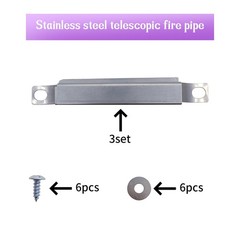 3 PCS KC624 Stainless Steel Crossover Tube Burner Fits Charbroil Grill