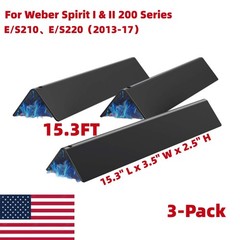 3-Pack 7635 Flavorizer Bars 15.3″ for Weber Spirit 200 II E/S210 E/S220 Grill