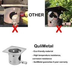Heavy Duty Steel Fire Burn Pot Parts for Traeger, Pit Boss Wood Pellet Grills