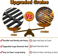 70-01-634 Grill Replacement Parts for Dyna Glo Grill Grates 2 Burner DGF350CSP