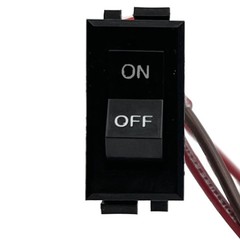 Heat N Glo Gas Fireplace On/Off Rocker Switch with Wires: 060-521A