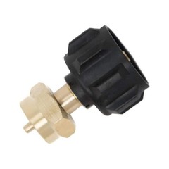 Propane Refill Adapter Brass 20 lb to 1 lb Tank QCC1 Type1 – 2 Pack