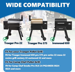 Pro 22 Grates for Traeger Pro 22 Pro 575 HDW433 HDW195 Accessories, Cast Iron Gr