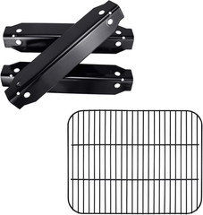 Porcelain Steel Heat Plates Tents Cooking Grates for Dyna-Glo DGC310 Series