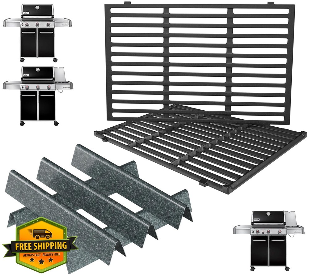Weber Genesis 300 Grill Parts Grates Flavorizer Bars Front Control Knobs