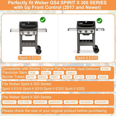 Grill Replacement Parts for Weber Spirit 2 Grill Parts GS4 Spirit II E310 E320 S