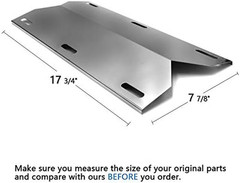 17-3/4″ Heat Plates & 15-13/16 Burners for Jenn-Air 720-0163 Nexgrill 730-0163