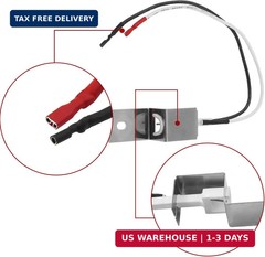 MENSI Flame Starter Push Button Piezo Kit Grill Replacement Ignitor for Weber 80