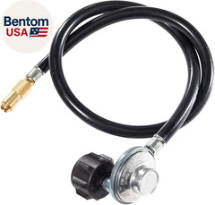 5471 Propane Adapter Hose & Regulator for 20 Lb Tank, Gas Grill & Griddle – Weat