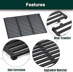 66095 66802 Grill Grates Grill Replacement Parts for Weber Genesis II E-310 II 3