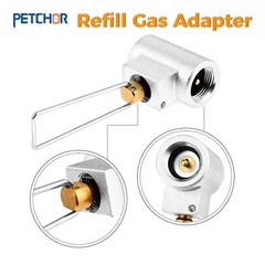PETCHOR 3PCS Camping Stove Gas Refill Adapter Set, Propane Isobutane Butane…