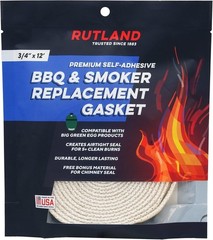 Big Green Egg Replacement Gasket Kit – 12ft, High Temp Fiberglass & 3M Adhesive
