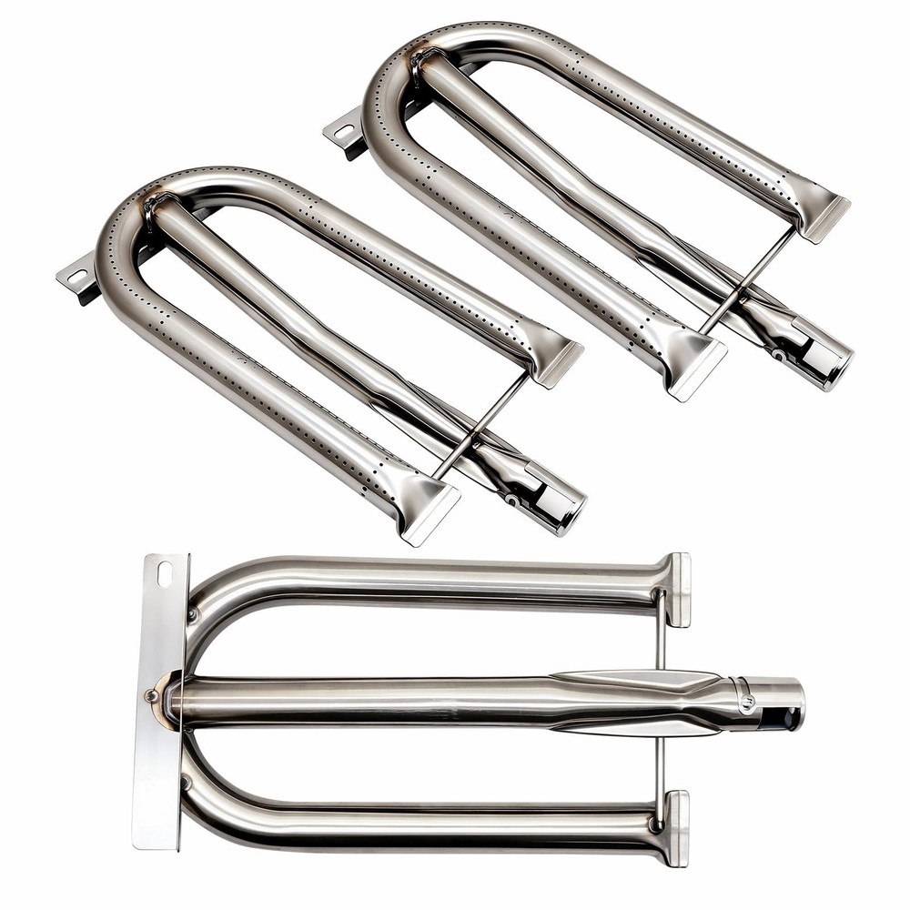 3PACK S13365 Stainless U Shaped Grill Burners for Delta Heat Series B C D DHBQ