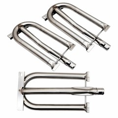 3PACK S13365 Stainless U Shaped Grill Burners for Delta Heat Series B C D DHBQ