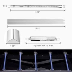 Grill Burners Replacement for Charbroil Performance 2 Burner Charbroil 2 Burner