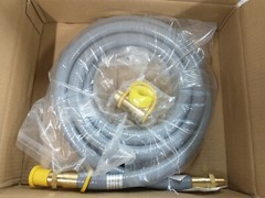 15FT 3/4″ ID Natural Gas Hose Quick Connect for Grills Heaters Generators LP NG