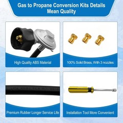 Natural Gas to Propane Conversion Kit for Weber Spirit II 310/315/E310/210,For W
