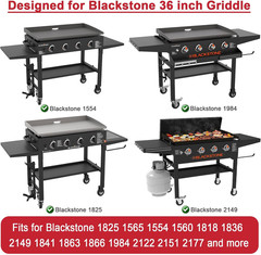 For Blackstone 36 Inch Hinged Lid 1554 1825 1836 1841 1560 2149 Griddle Hood, Ha