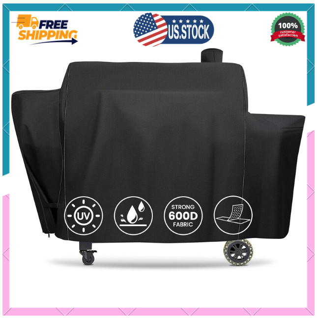 Pit Boss PB1100 PB1230 Grill Cover Heavy Duty Waterproof 600D Fade Resistant