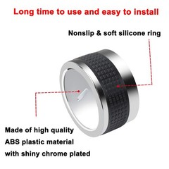 Gas Grill Knobs, Control Knob Replacement Normal, Black and Silver