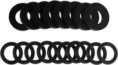 10Pcs Propane Tank Gasket and 10Pcs O-Rings for All Soft Nose P.O.L. Fittings, S