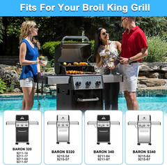 Broil King Baron 320 Replacement Grates, Heat Plates, and Burners Parts
