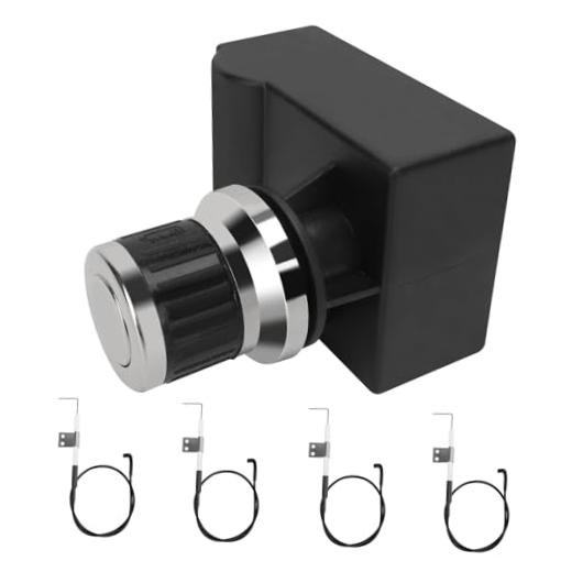 Grill Igniter Kit for Nexgrill 4 Outlets for Nexgrill Ignitor Black + Silver