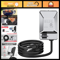 Heavy Duty Electric Rotisserie Motor 110V 4W, 30lb Load Capacity, BBQ Grill Acce