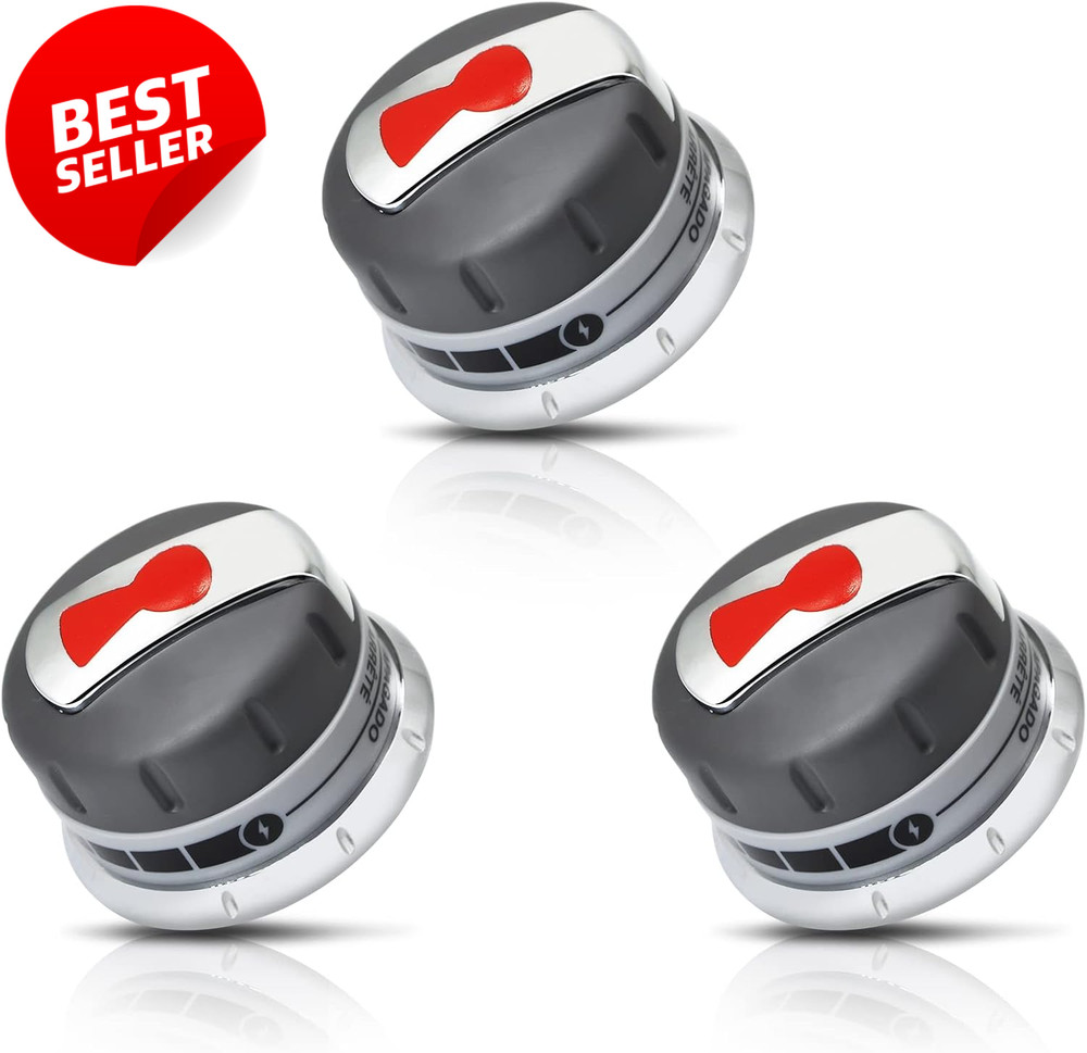 Weber Genesis 300 Burner Knobs 88848 Upgraded 3 Pack 2011-2016 – US