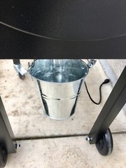 LARGE GREASE BUCKET FOR TRAEGER GRILLS GALVANIZED FITS ALL GRILLS