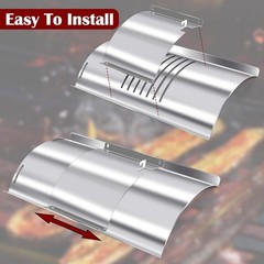 Flame Broiler Kit for Pit Boss 340 440 Pellet Grill Deflector Tailgater 440D