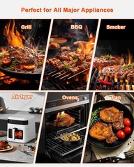 Wireless Meat Thermometer with Smart Timer & APP Control, 800ft Blu… Fast Ship
