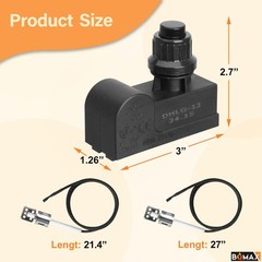 BQMAX DHLG-12 Grill Igniter for 2 Outlets(Upgraded Cap) w/Wires(AAA)
