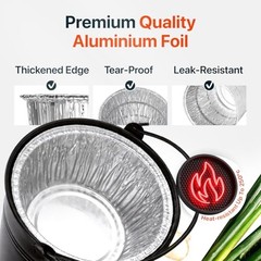 Grease Bucket for Pellet Grill with 20 Grease Bucket 20 Pack Liners with Bucket