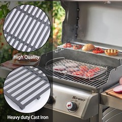 Cast Iron Cooking Grates 18 7/8 in. Replacement for Weber Genesis II 66094